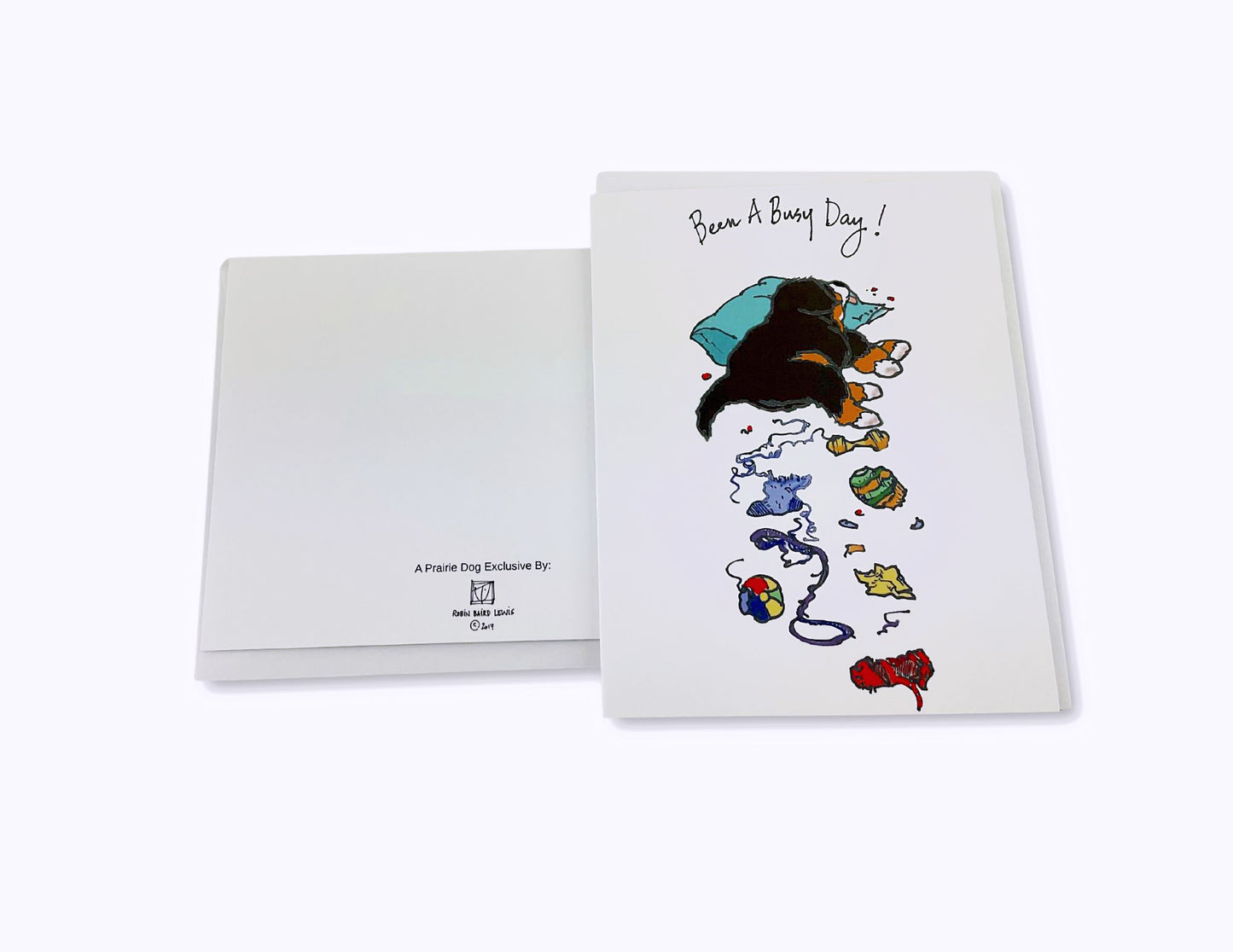 Berner Been a Busy Day Notecard