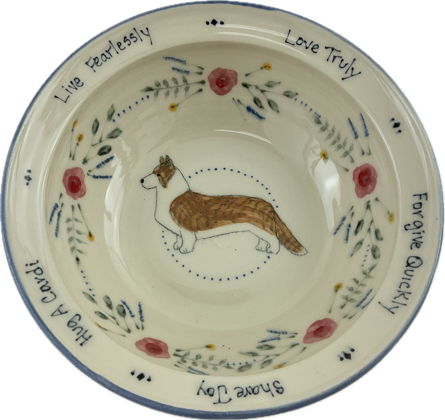 Medium "Hug" Bowl with Cardi in Vintage Rose