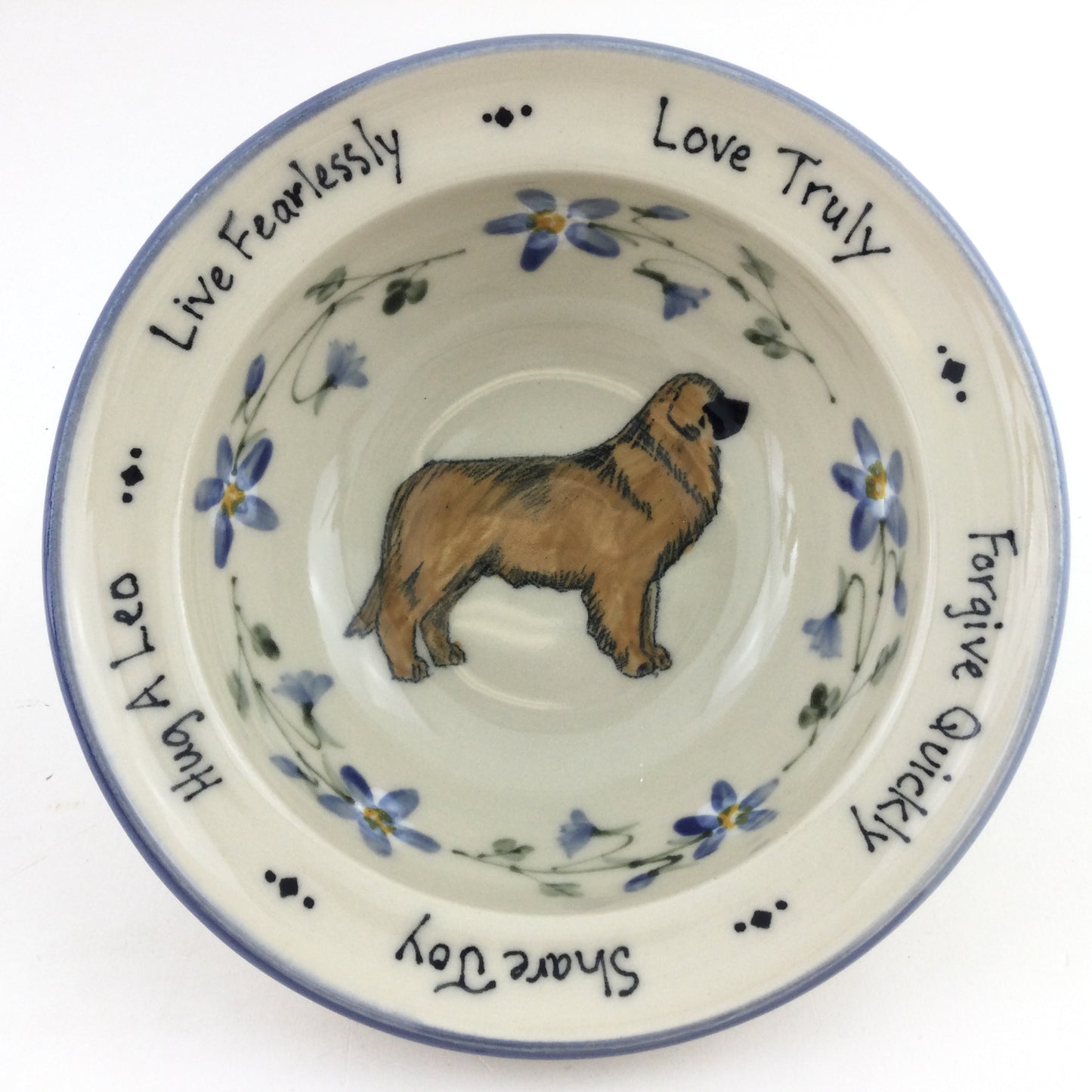 Leo "Hug" Bowl with Columbine