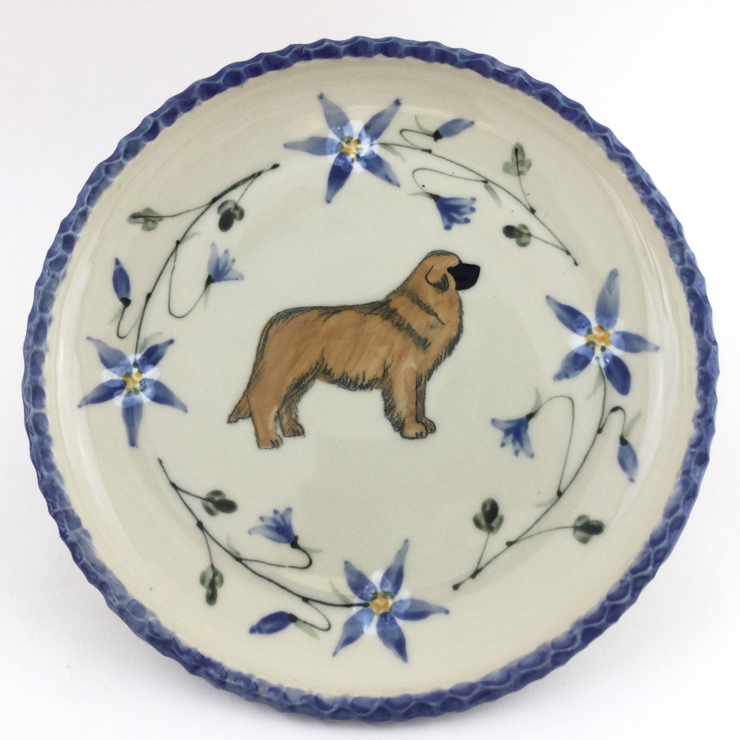 Plate with Leo and Blue Columbine
