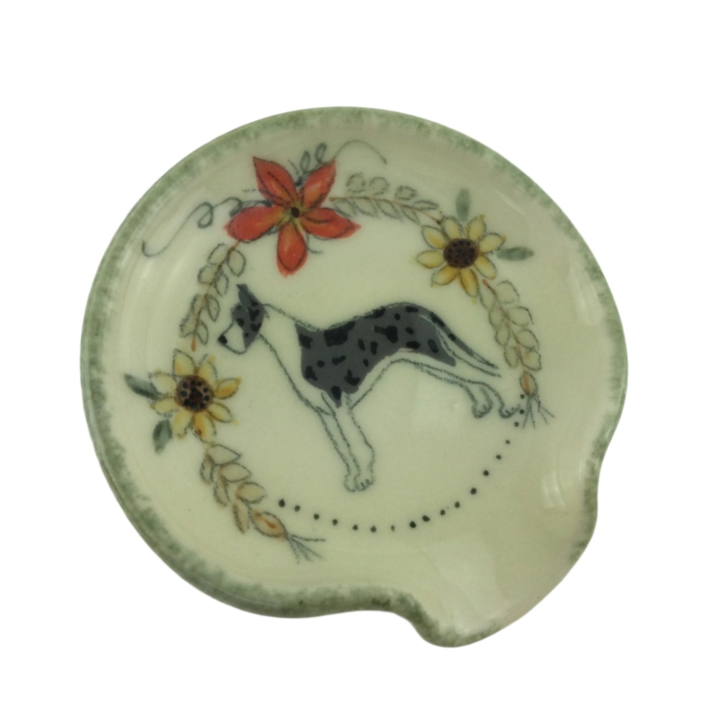 Mantle Blue Merle Great Dane Spoon Rest
