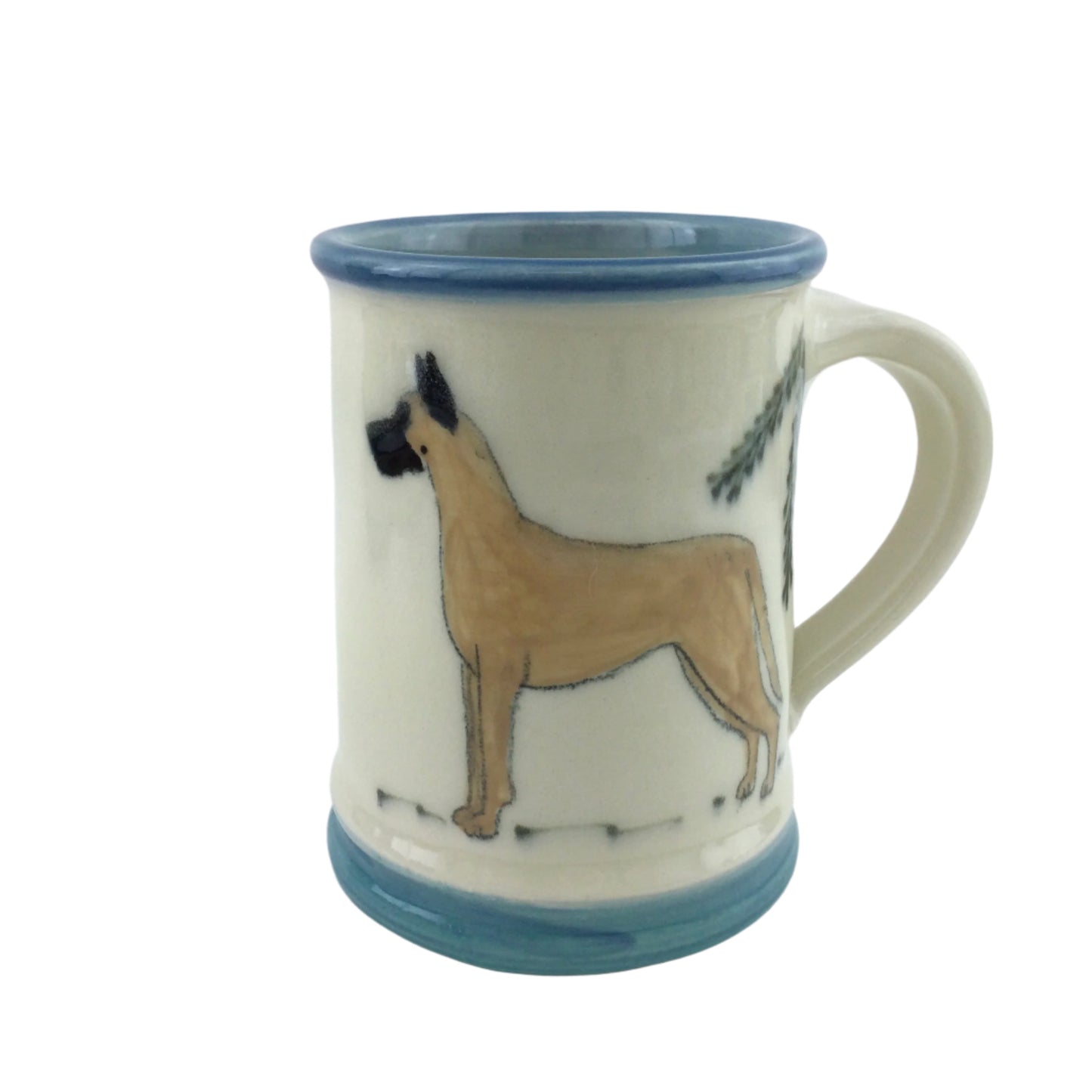 Northern Pines Mug with Great Dane