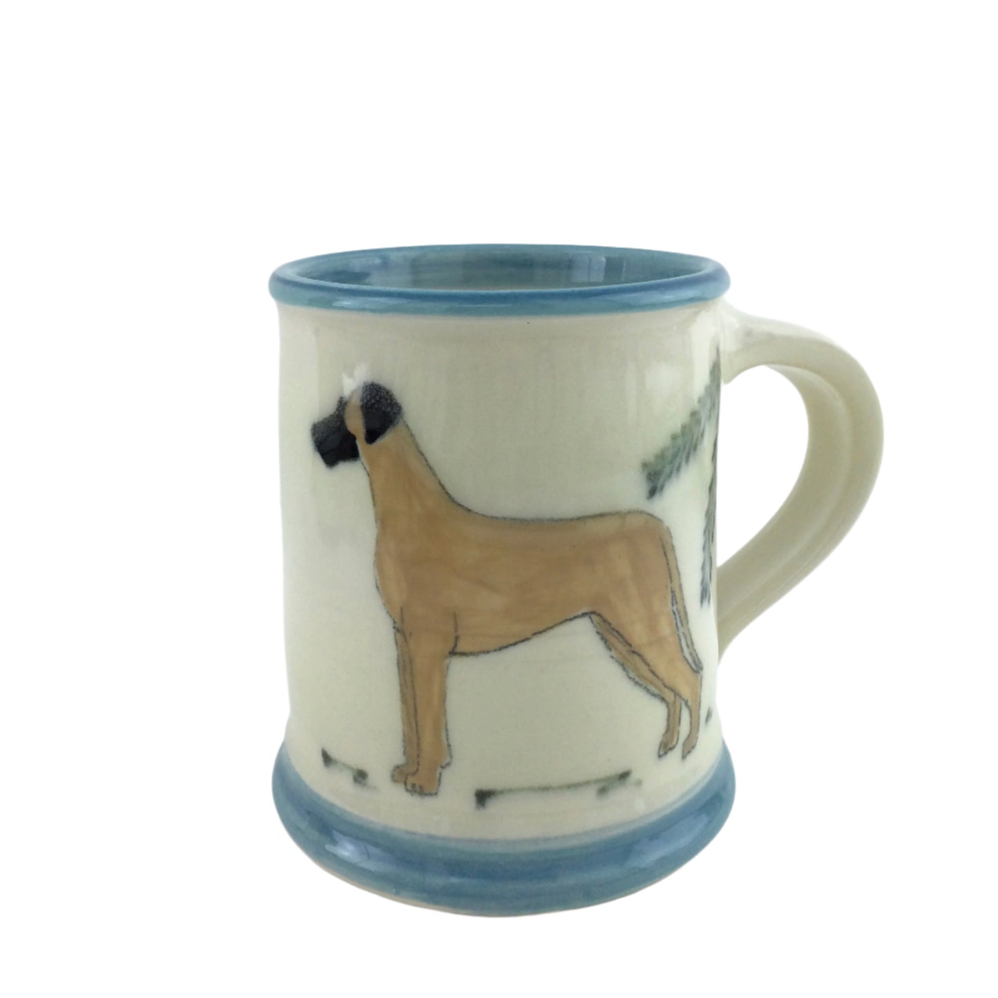 Northern Pines Mug with Great Dane