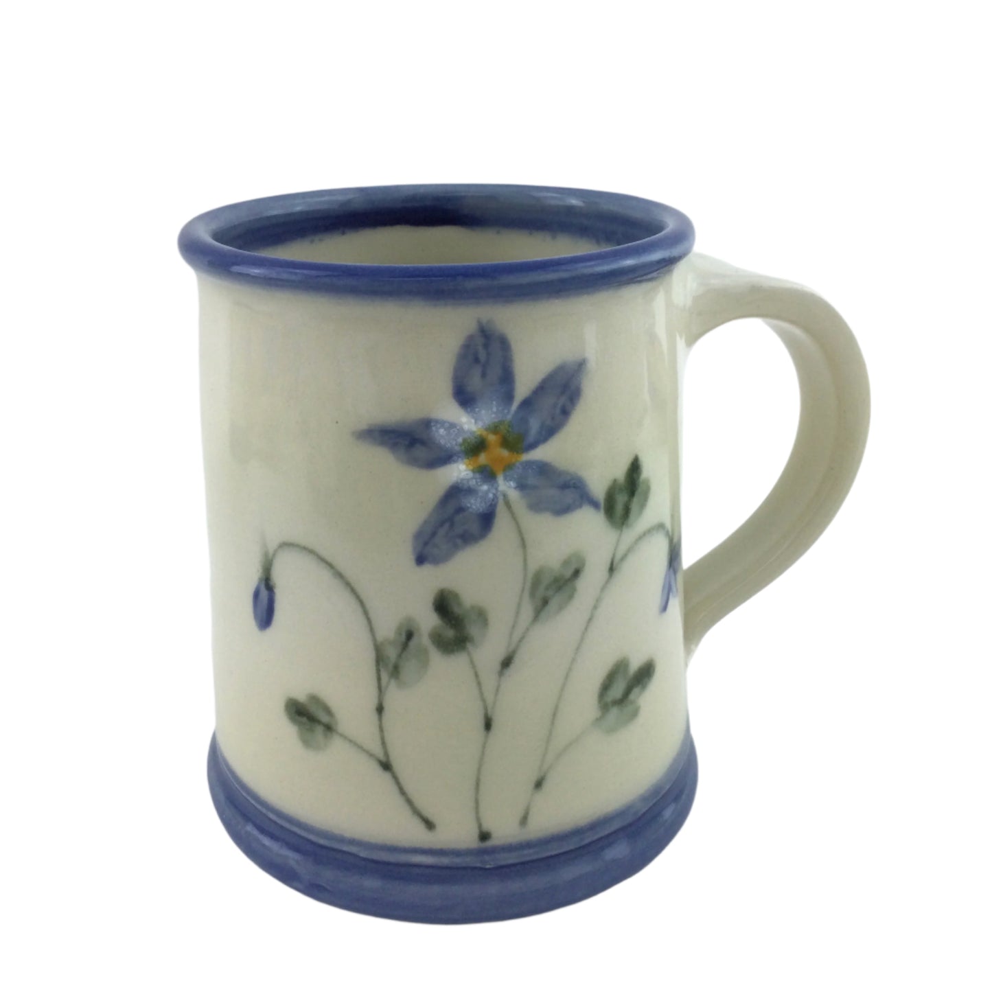 Mug with Great Dane and Blue Columbines