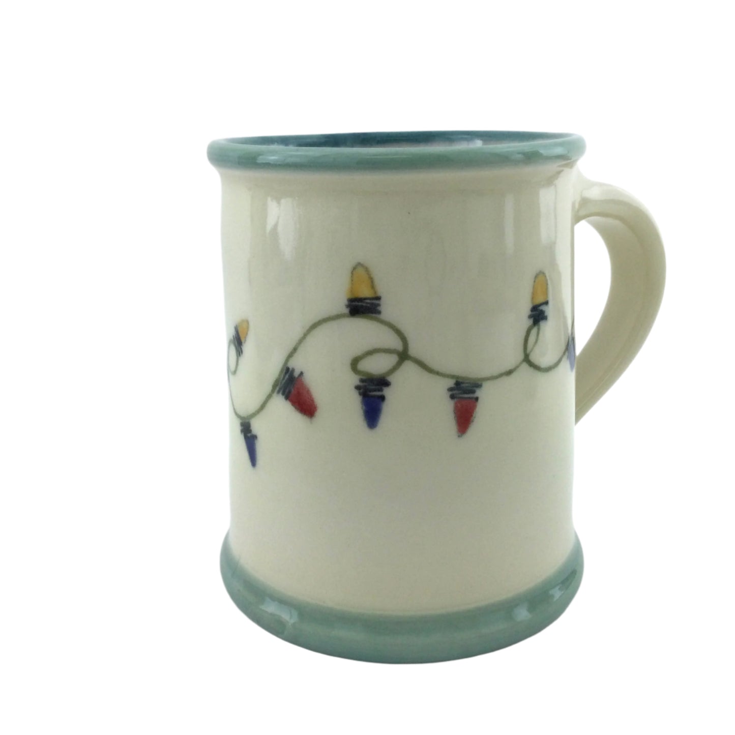 Holiday Lights Mug with Great Dane