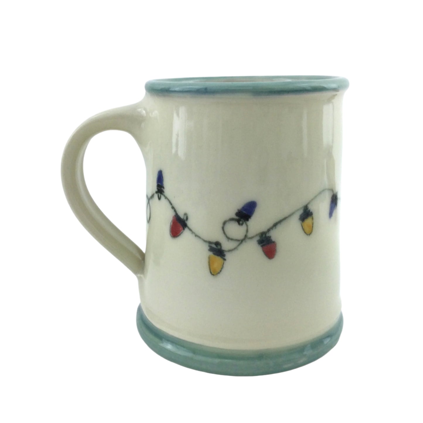 Holiday Lights Mug with Great Dane