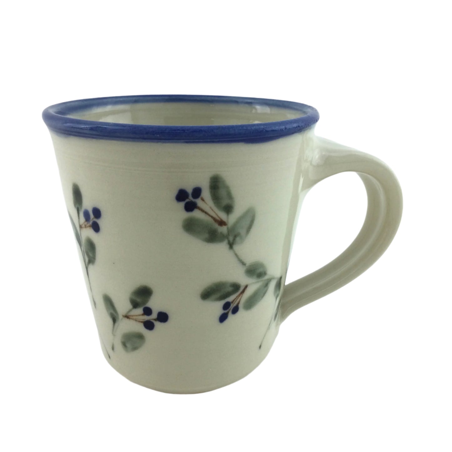 Small Mug with Leonberger and Blueberry Design