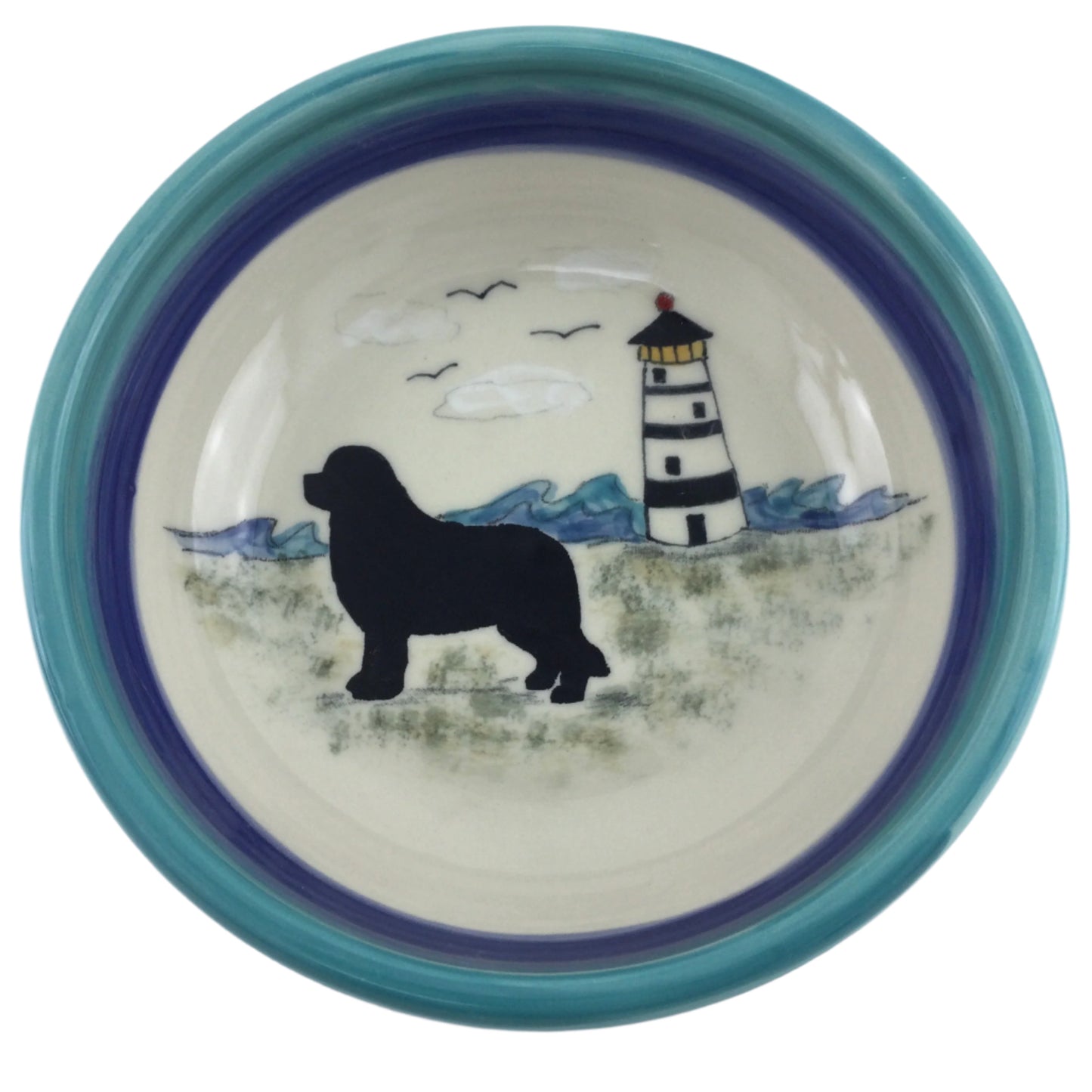 Serving Bowl with Newfoundland and Lighthouse