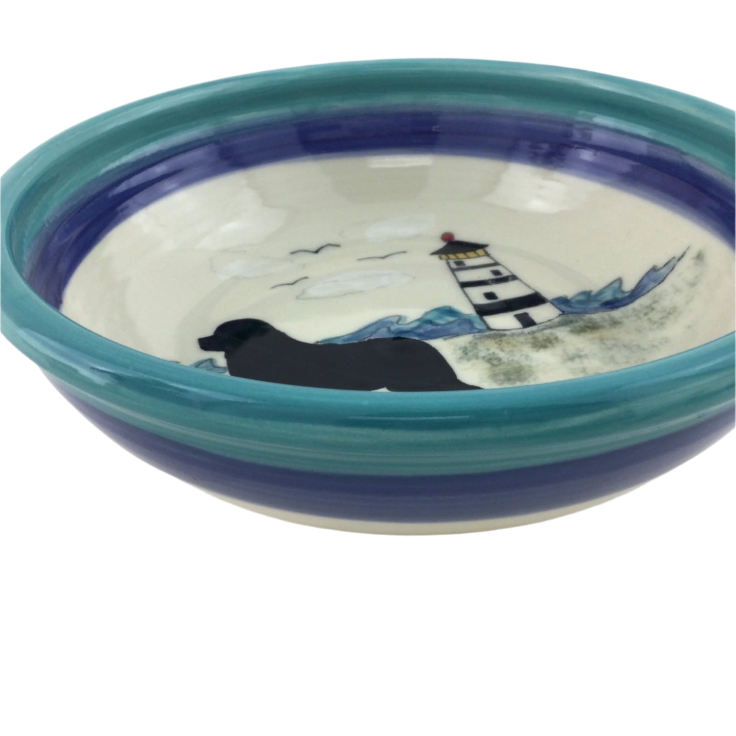 Serving Bowl with Newfoundland and Lighthouse