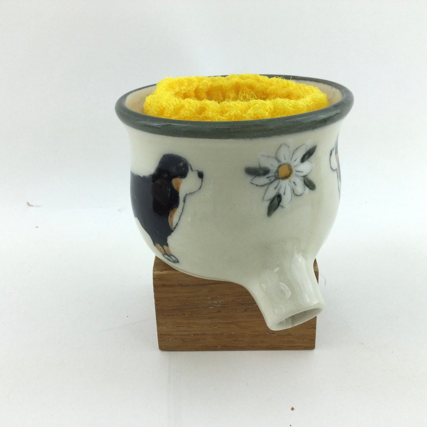 Sink Pot with Berner and Daisies