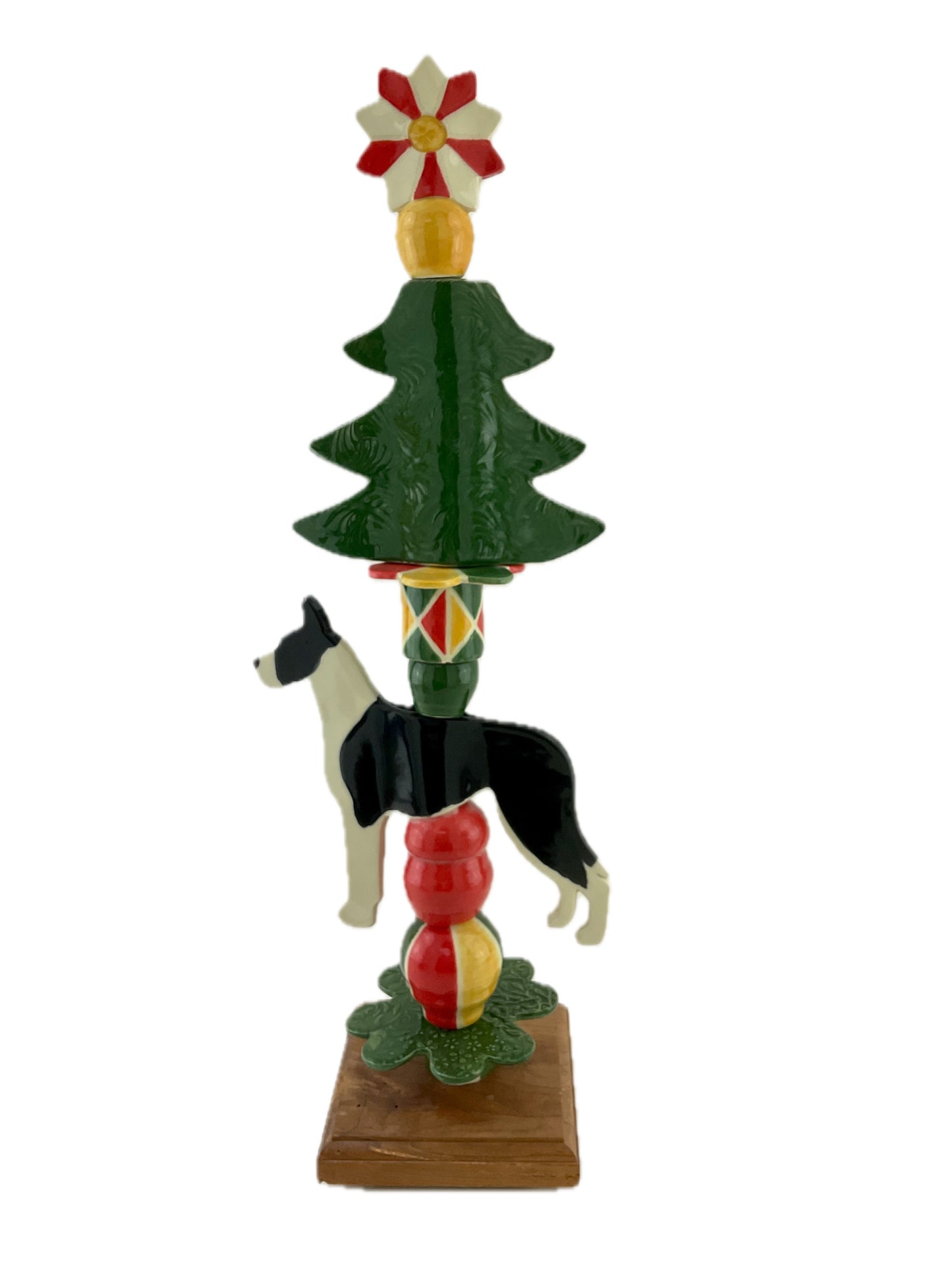 Great Dane Holiday Tabletop Totem