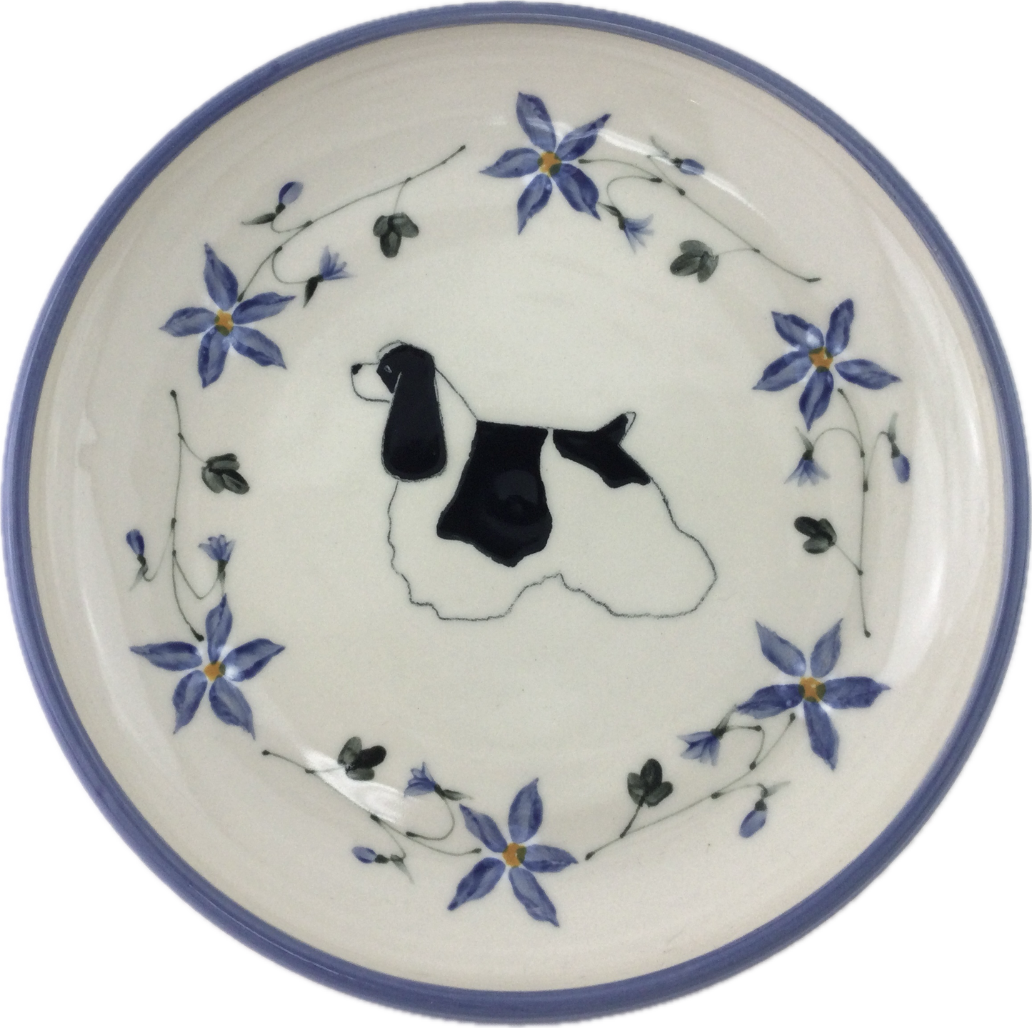 Cocker Spaniel on 11 Inch Serving Plate