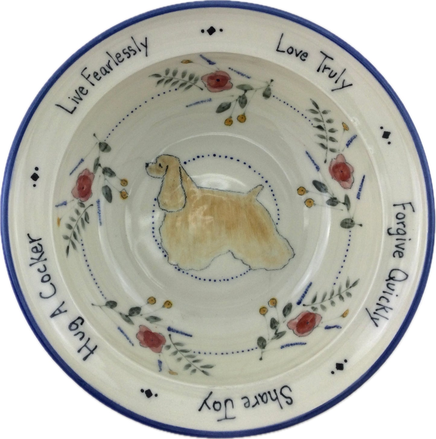 Cocker Spaniel Serving Bowl
