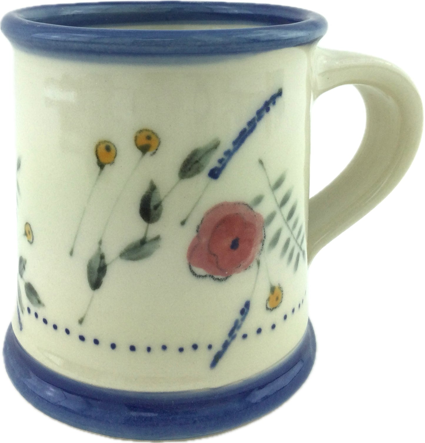 Mug with Cocker Spaniel and Vintage Rose Design
