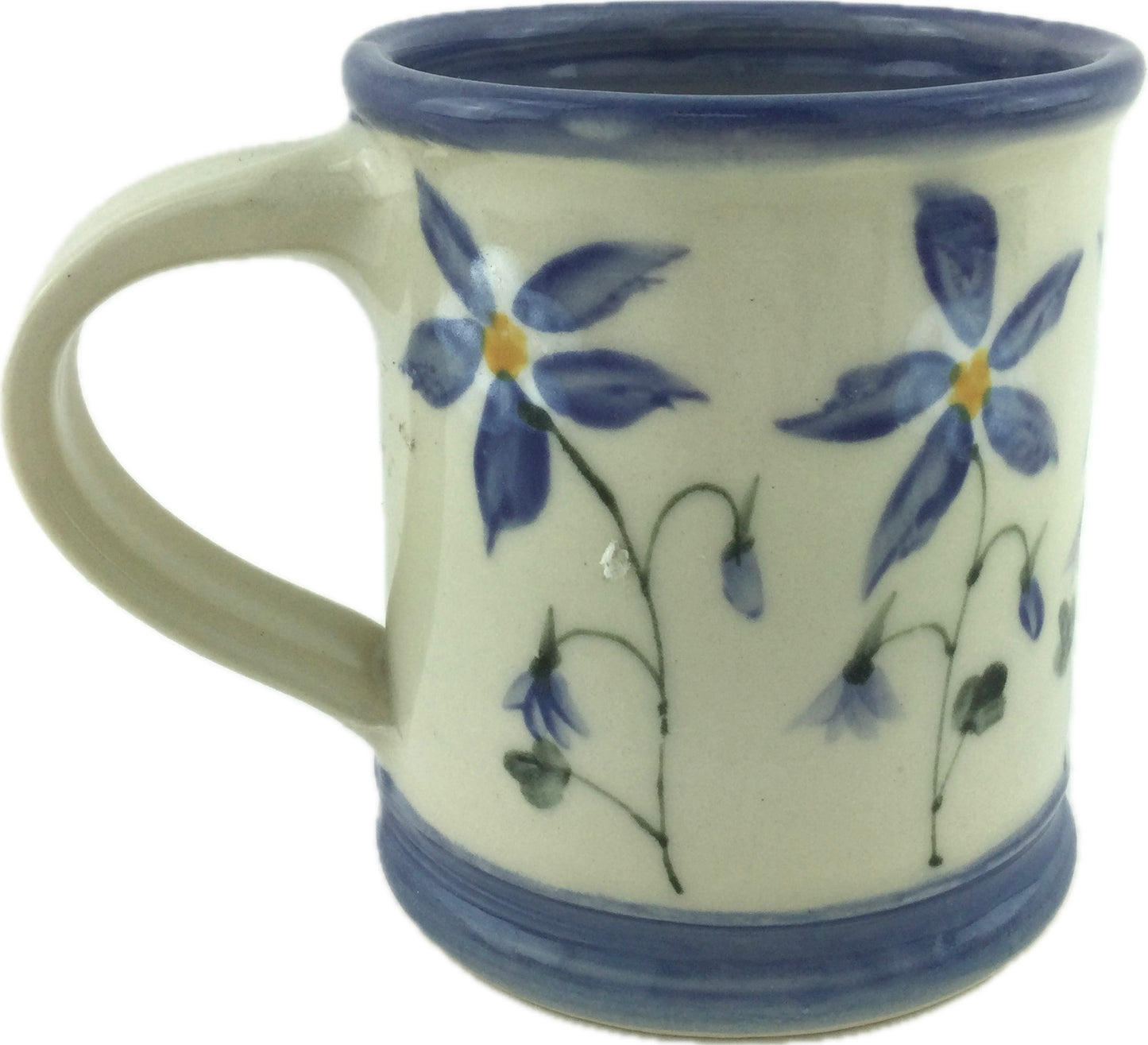 Cocker Spaniel Mug with Blue Columbine Design