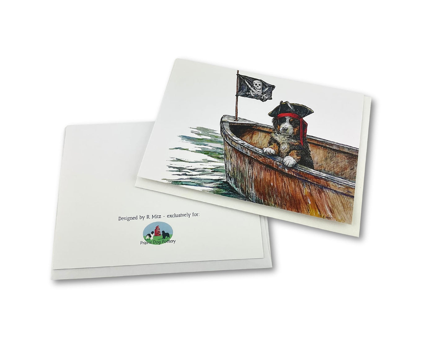 Lil' Berner Pirate Notecard