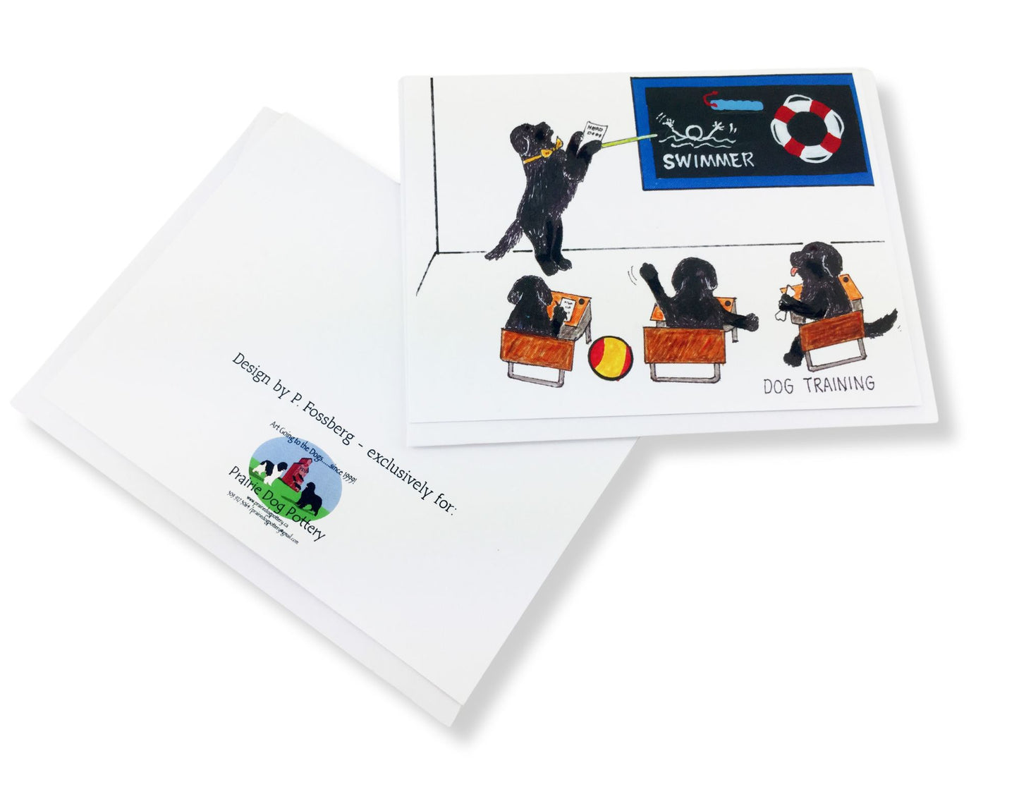 rowdy newf puppies in classroom learning about water saving - funny