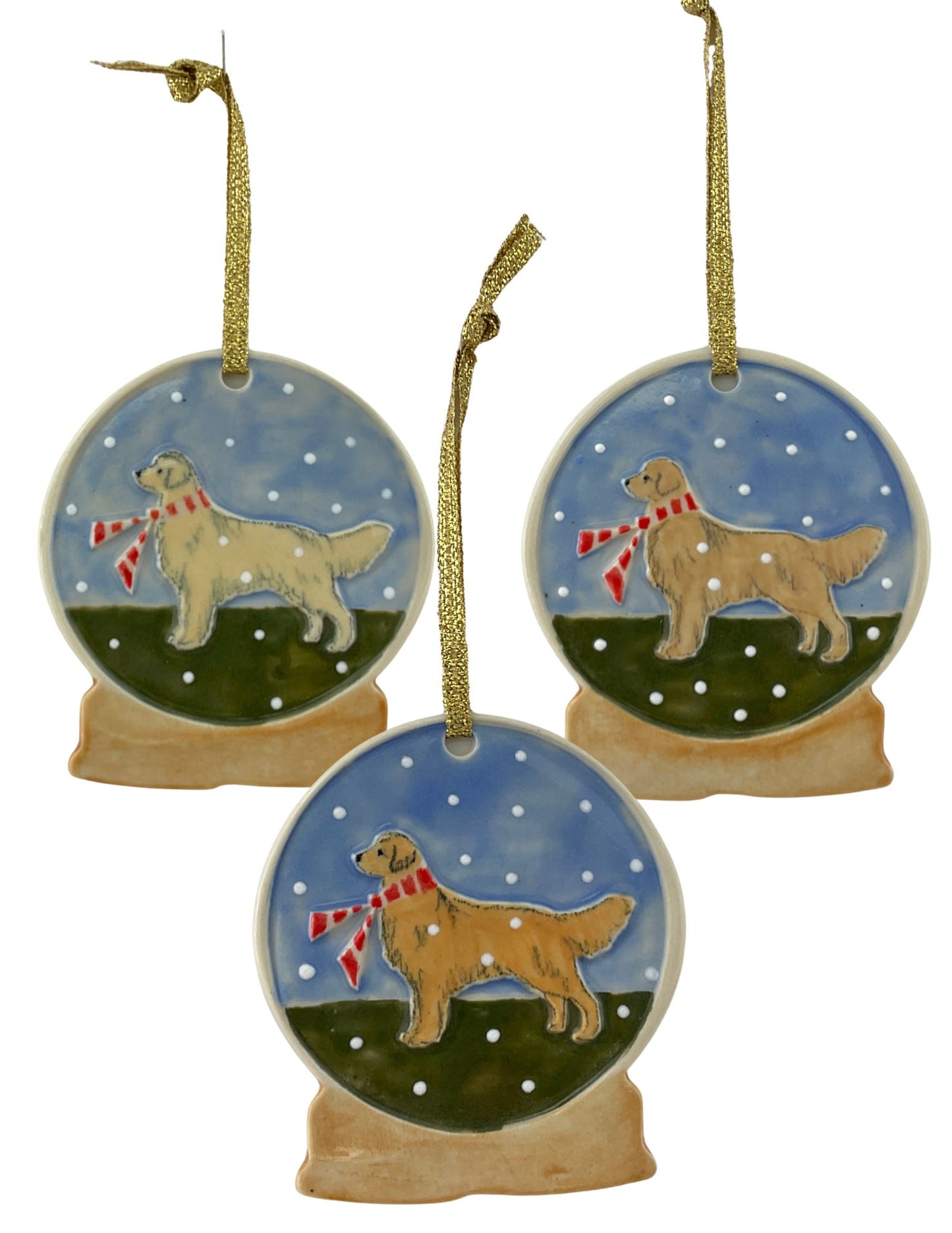 Golden Retriever Holiday Ornament