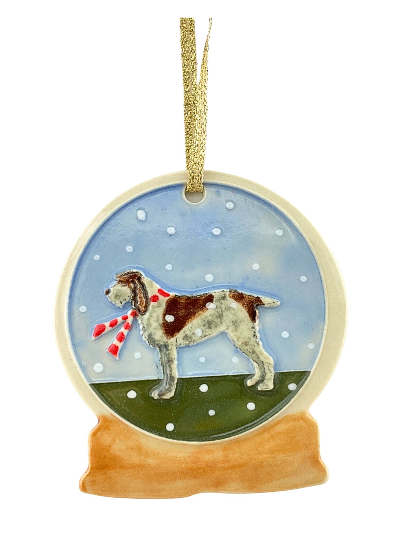 Bracco Italiano Holiday Ornament