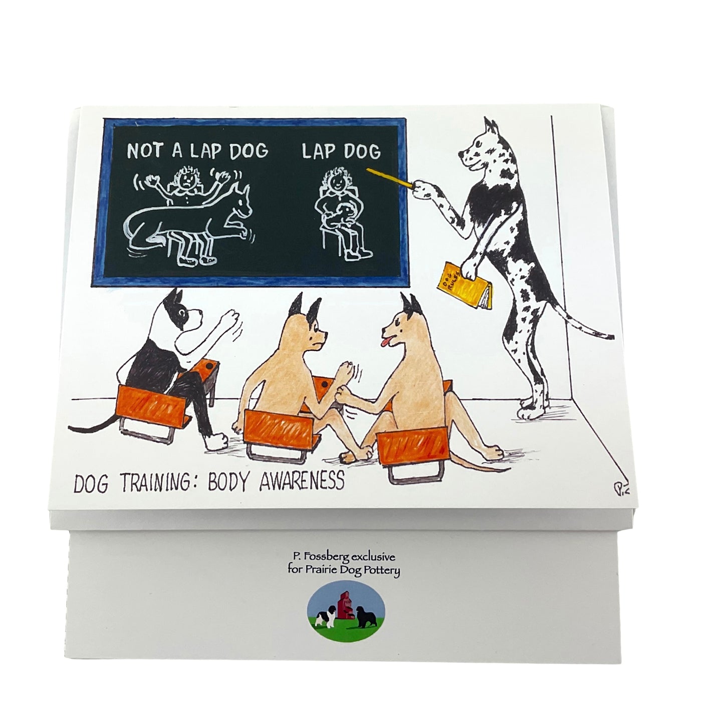 Dog Training - Great Dane Body Awareness Notecard