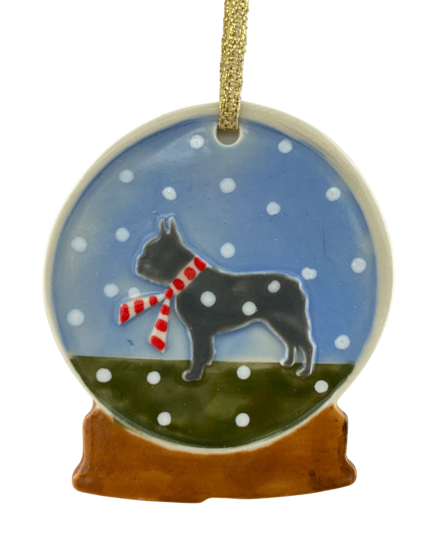 French Bulldog Holiday Ornament