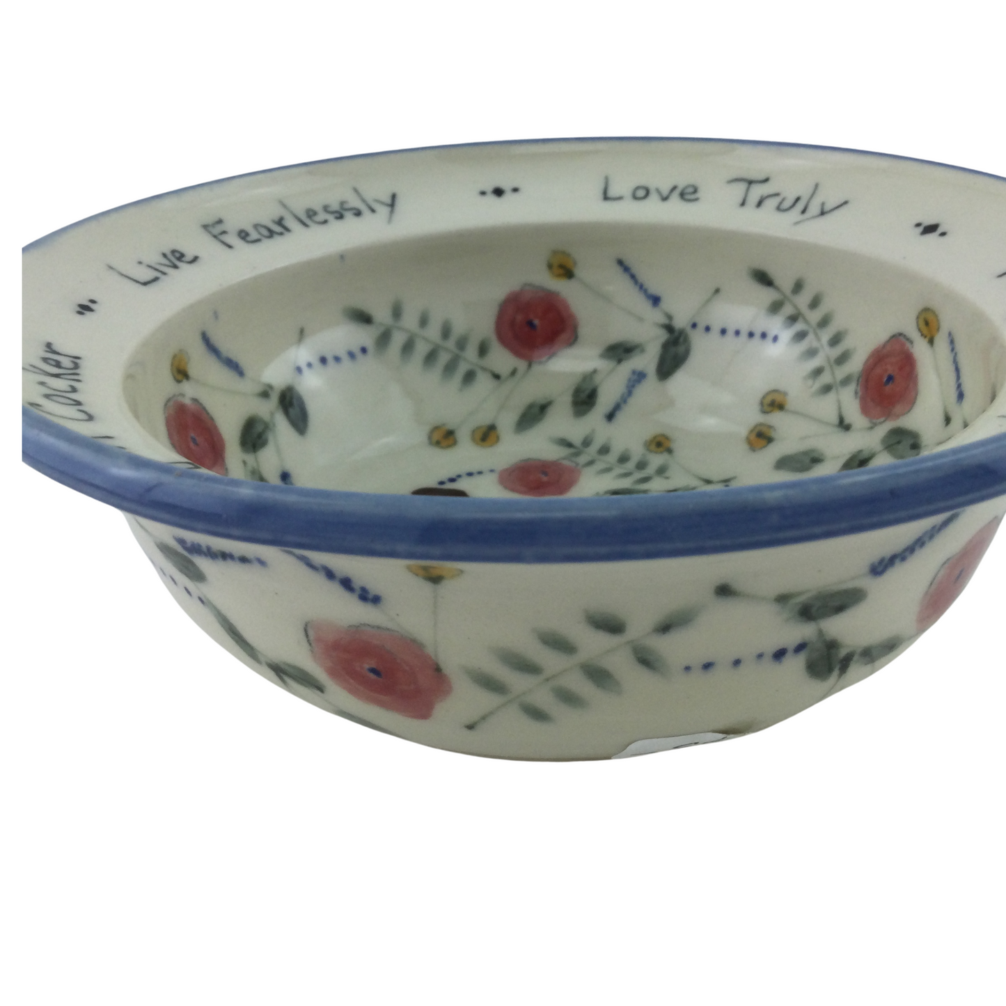 Cocker Spaniel Small Rimmed Serving Bowl