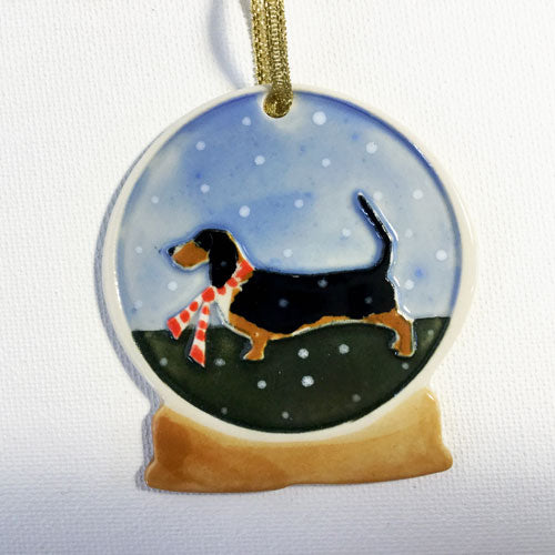 Basset Hound Christmas Ornament - Personalize It!
