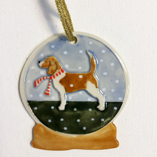 Beagle Holiday Ornament - Personalize It!