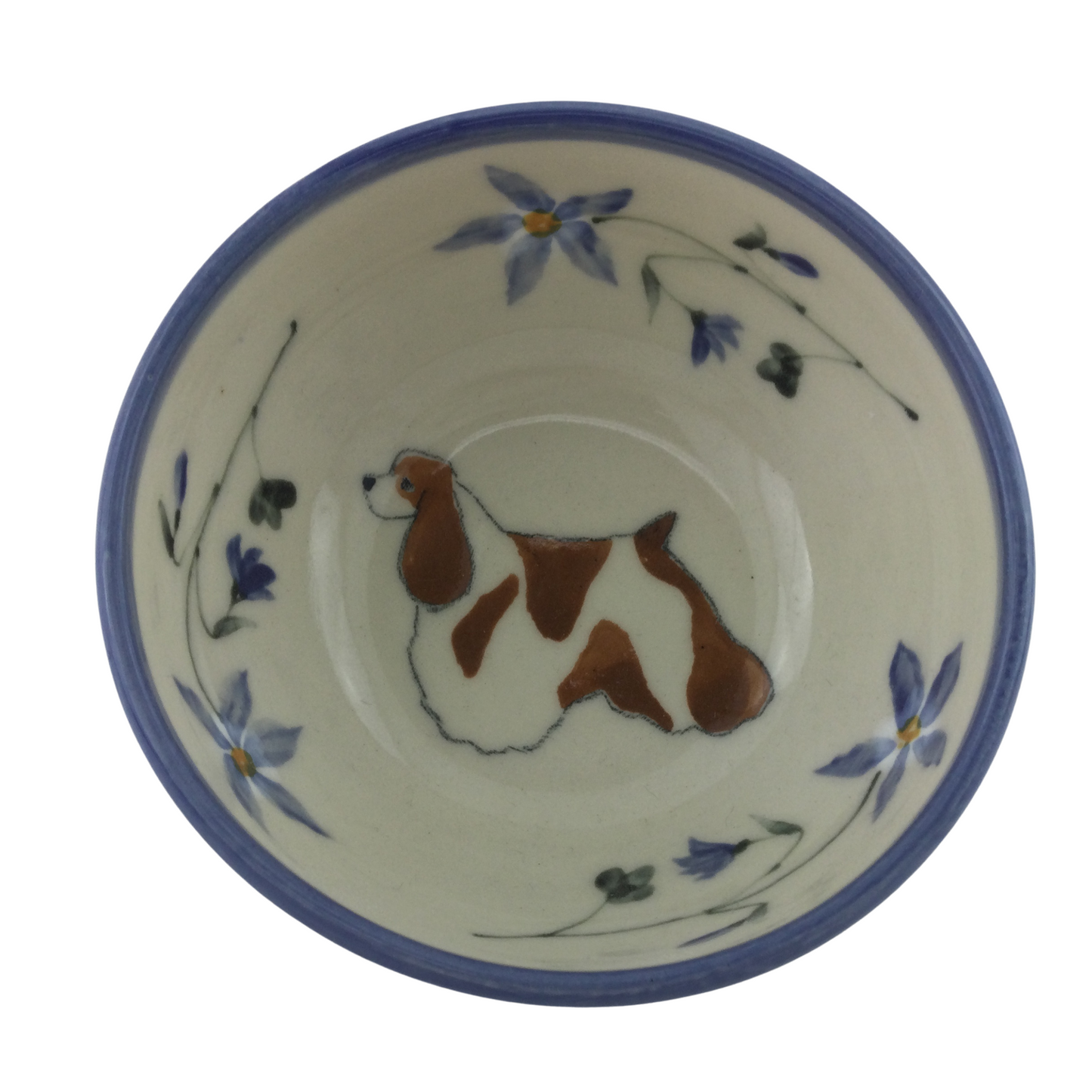 Small Handmade Bowl with Cocker Spaniel