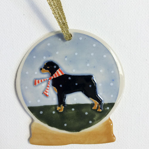 Rottweiler Holiday Ornament - Personalize It!