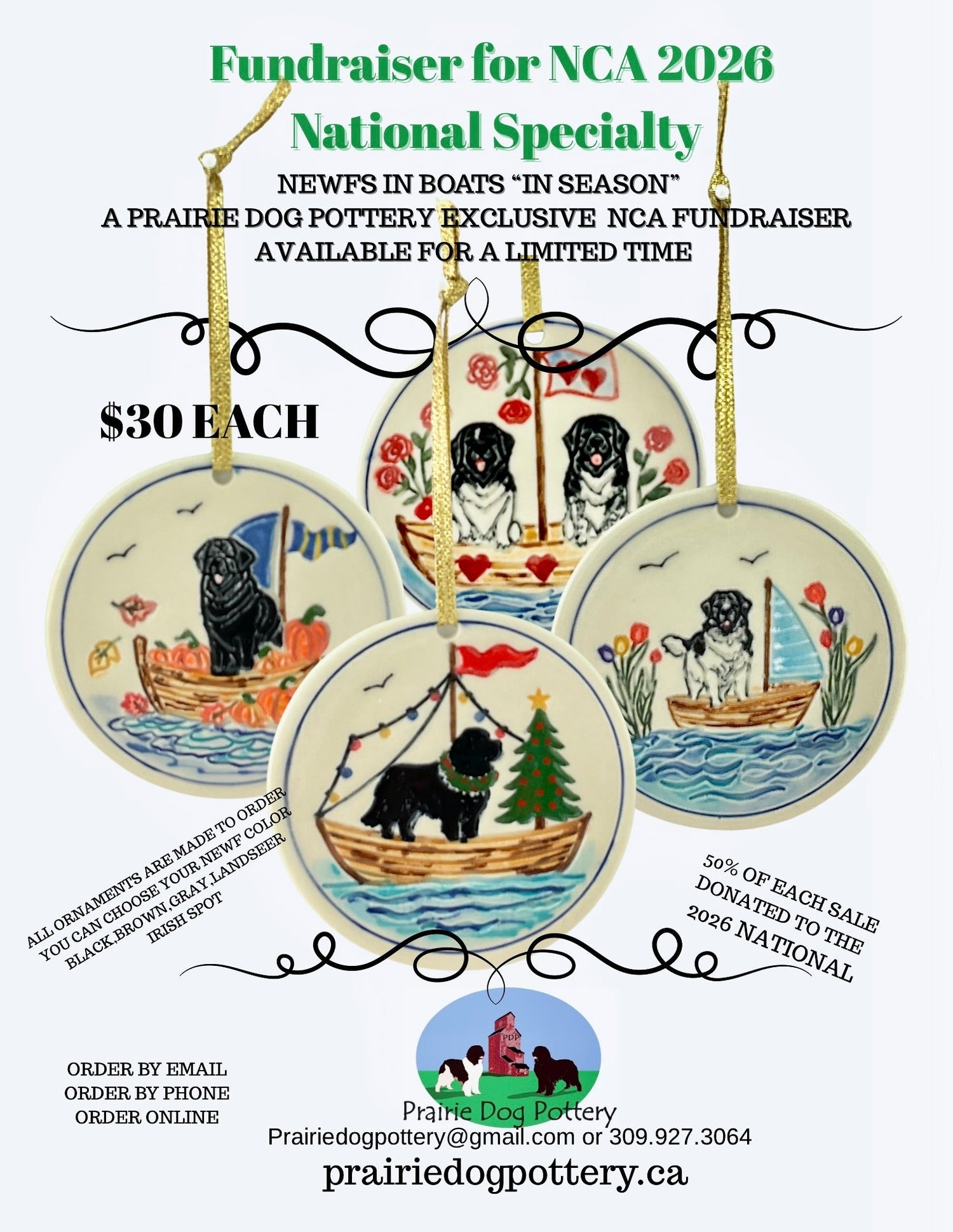 NCA 2026 Fundraiser Ornaments