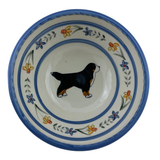 Special Serving Bowl with Berner and Floral banding