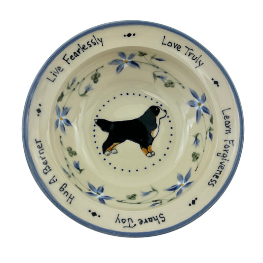 Berner “Hug” Bowl with Columbine Flowers