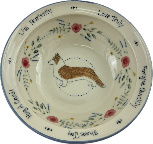 Medium "Hug" Bowl with Cardi in Vintage Rose
