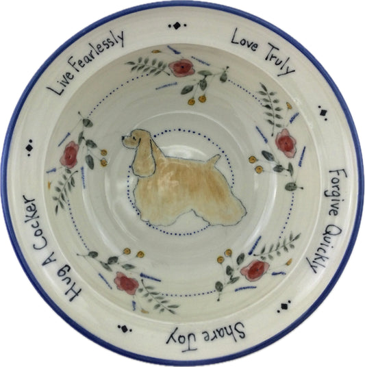 Cocker Spaniel Serving Bowl