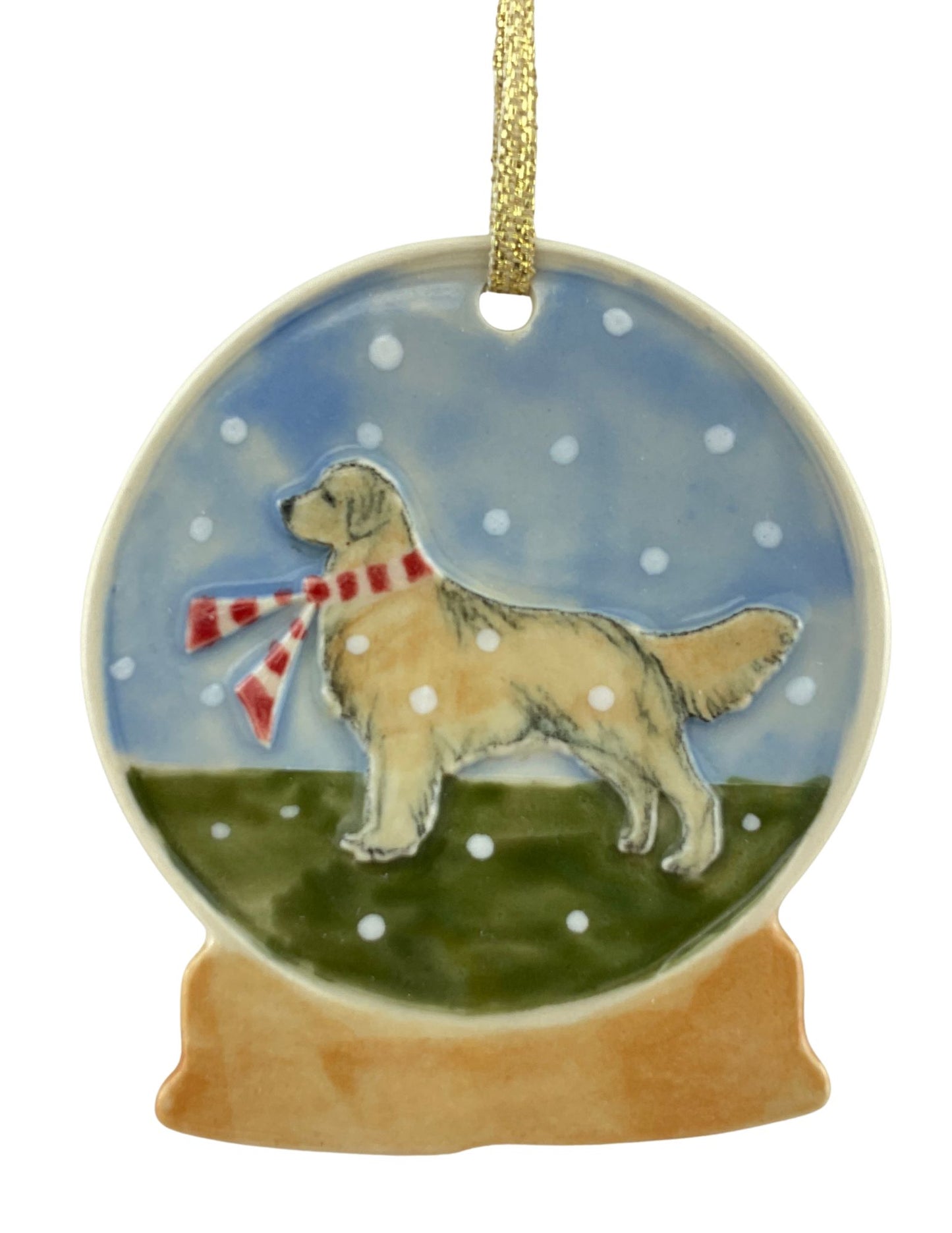 Golden Retriever Holiday Ornament