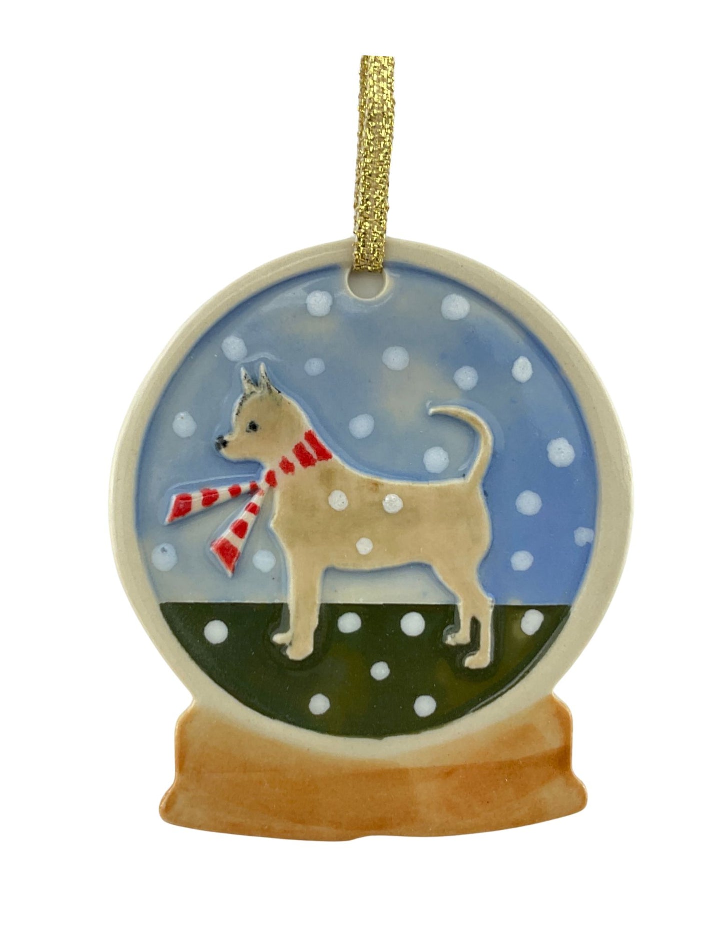 Chihuahua Holiday Ornament - Personalize It!
