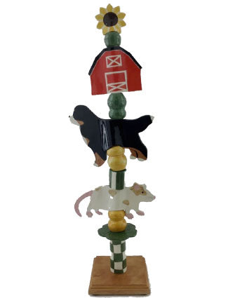 Barn Hunt Berner (Or your Breed) Garden Totem