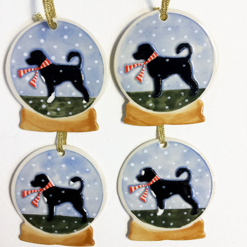 Portuguese Water Dog Holiday Ornament - Personalize It!